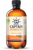 Captain Kombucha zázvor a citron 400 ml