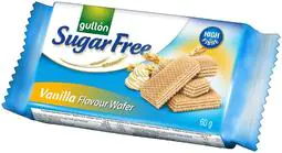 Gullón Vanilla wafer plněné krémem (70 %) s vanilkovou příchutí, bez cukru, s vlákninou 60 g