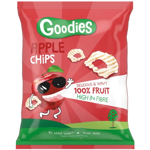 100 % jablečné chipsy