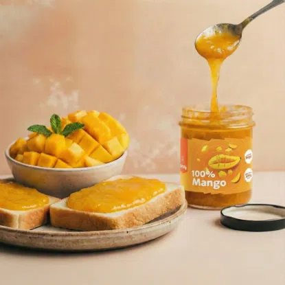 100% Mango bez přidaného cukru s extra kousky ovoce