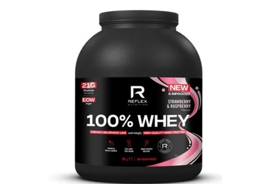 100% Whey Protein  - jahoda/malina