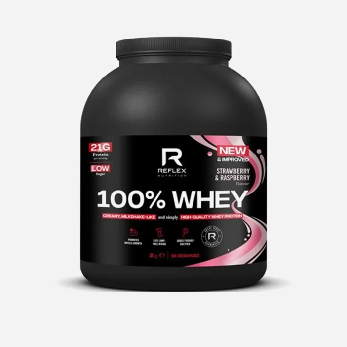 100% Whey Protein  - jahoda/malina