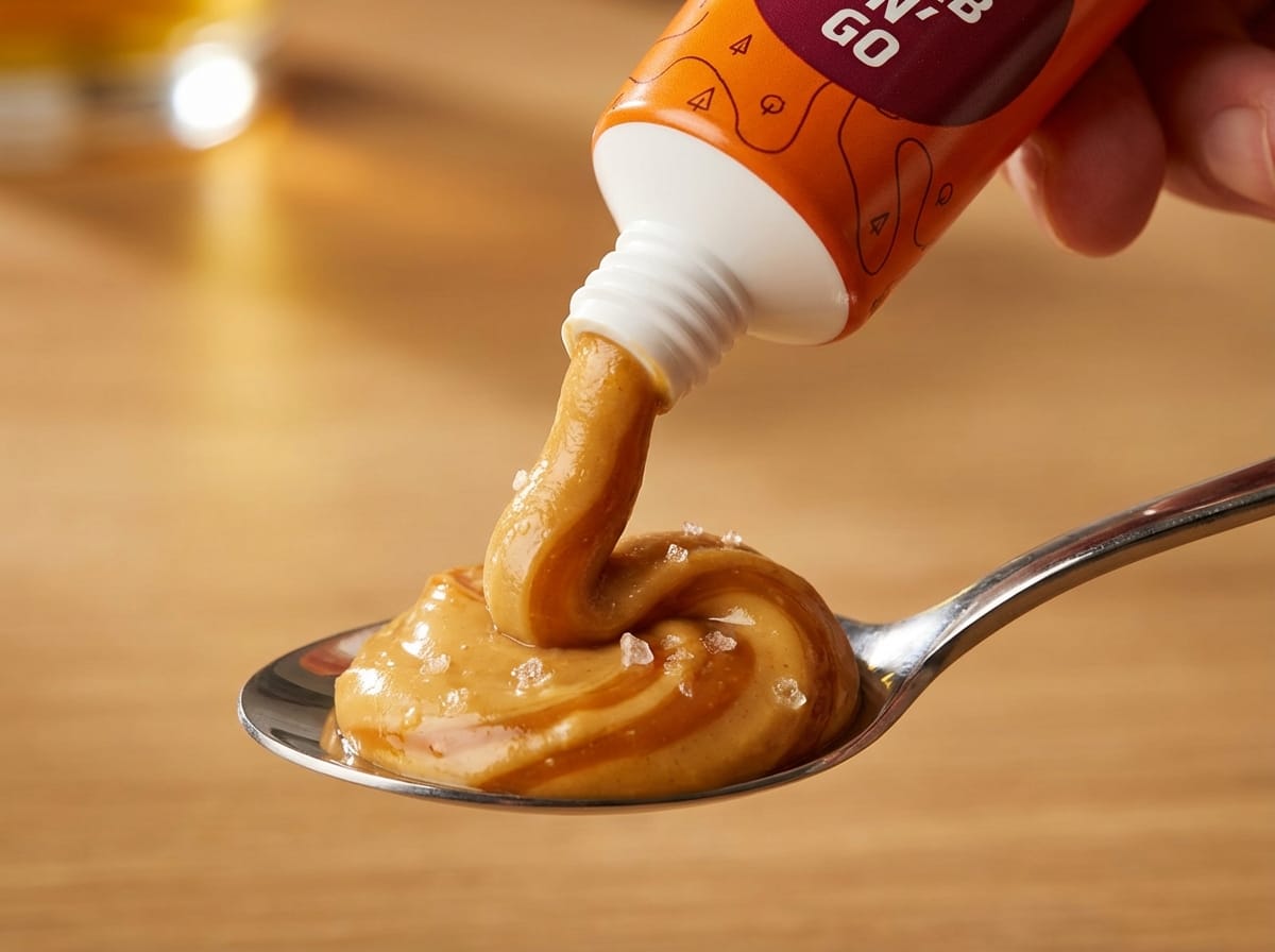 Krémová textura arašídů