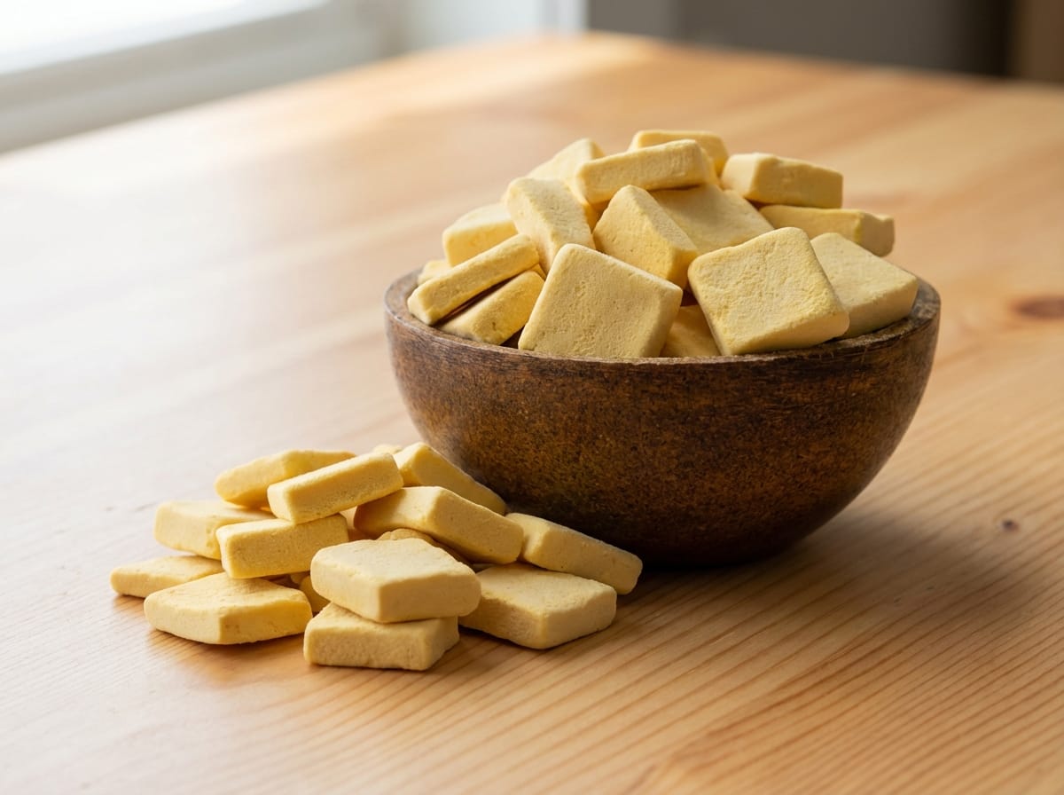 Smoothie kostky v misce