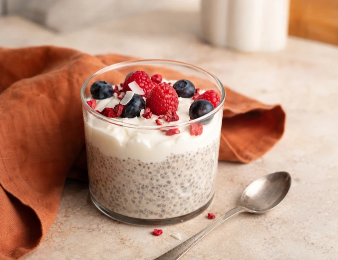 Chia pudink s jogurtem