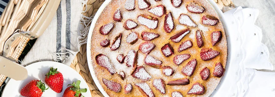 Hrníčková jahodová bublanina