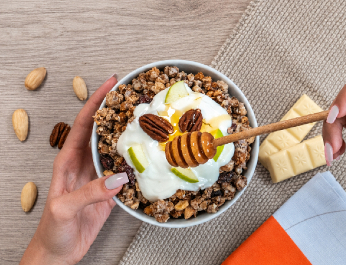 Křupavá kokosová granola
