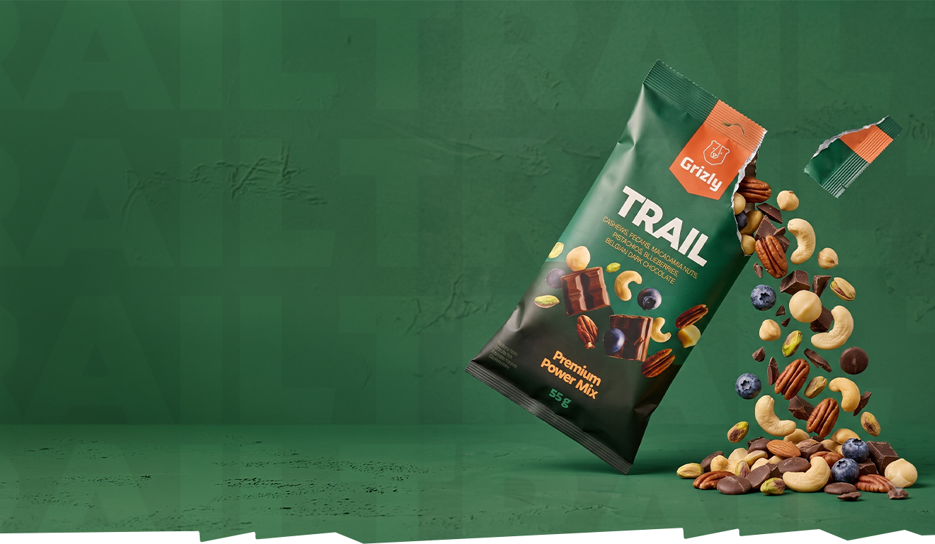 GRIZLY On The Go Trail Mix 55 g