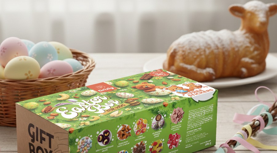 velikonoční box Grizly