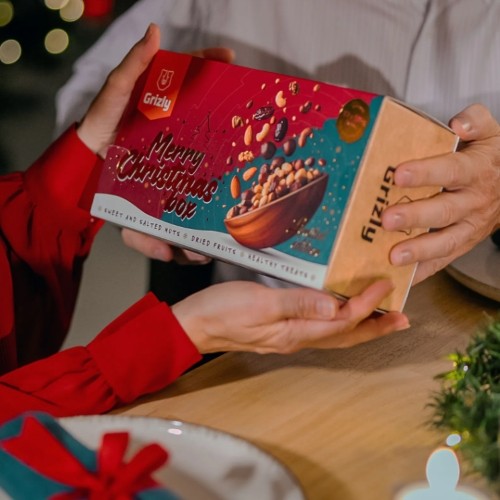 Vánoční dárek Christmas box Grizly