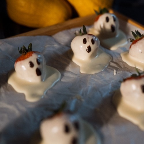 Halloween recept strašidýlka - čokoládové pecičky na vaření Grizly