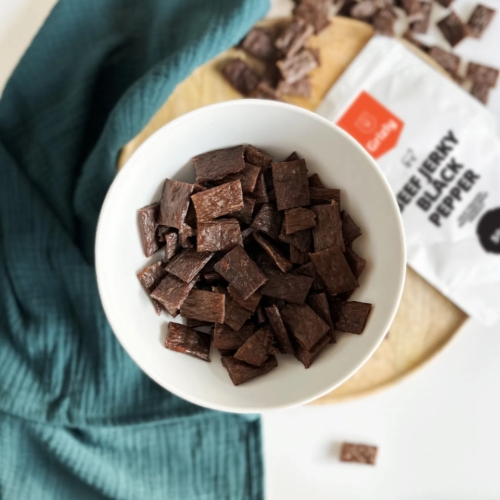 Hovězí sušené maso jerky pepř Grizly