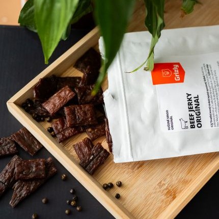 Jerky Grizly, sušené maso hovězí