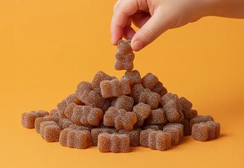 Láhev kečupu a rajčata