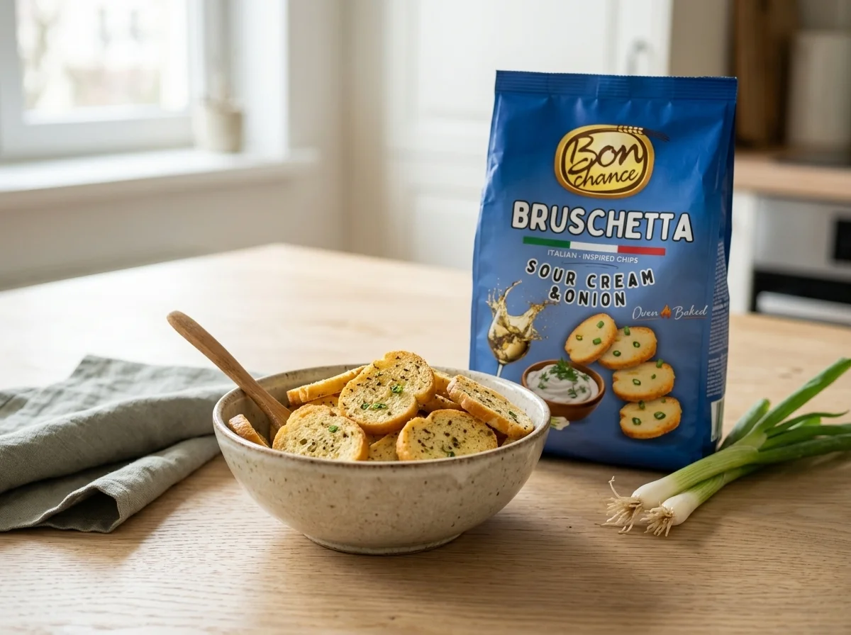 Bruschetta chipsy