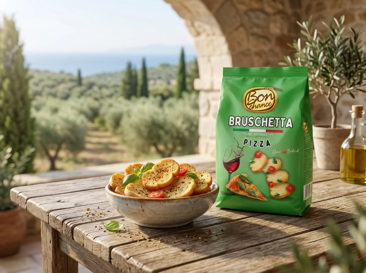 Bruschetta s příchutí pizza