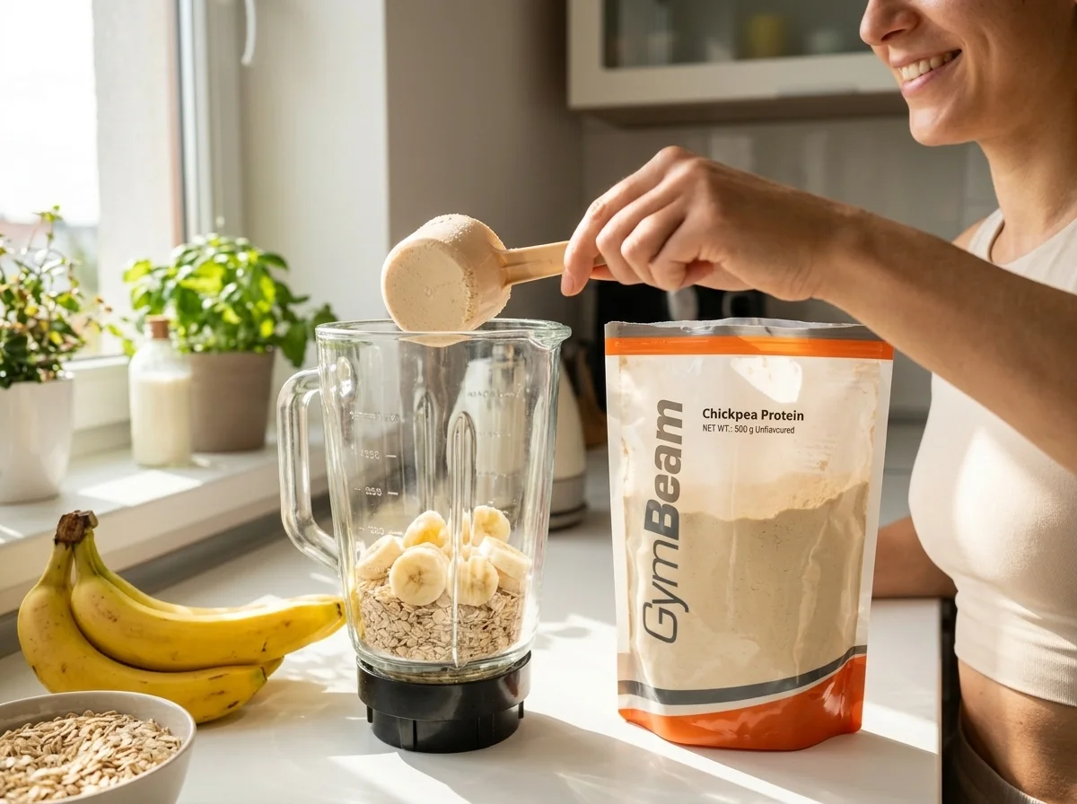 příprava proteinového drinku