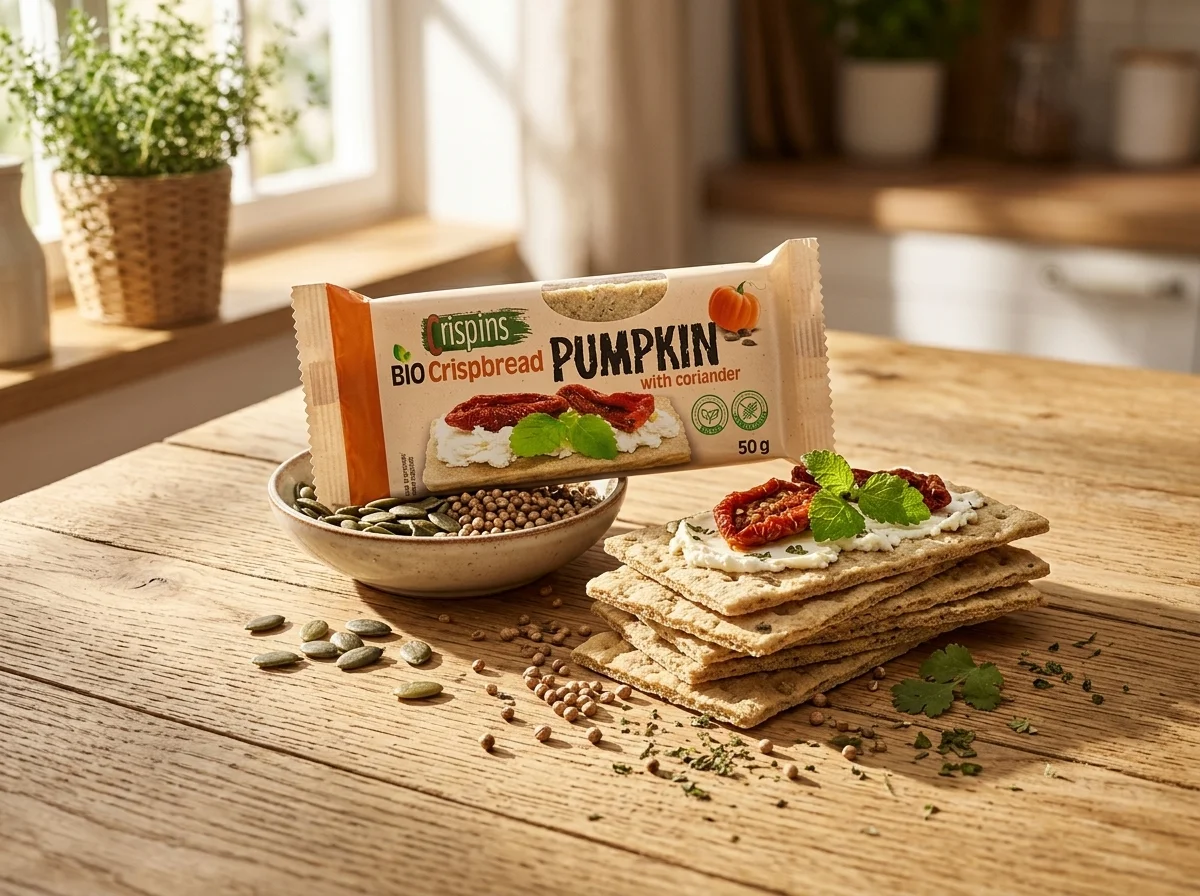 Dýňový crispbread