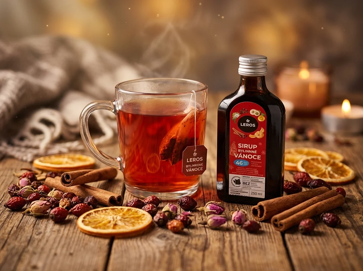 Bylinný čaj a sirup
