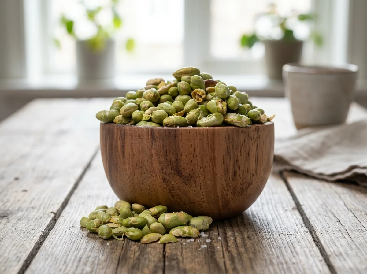 Pražené edamame fazolky