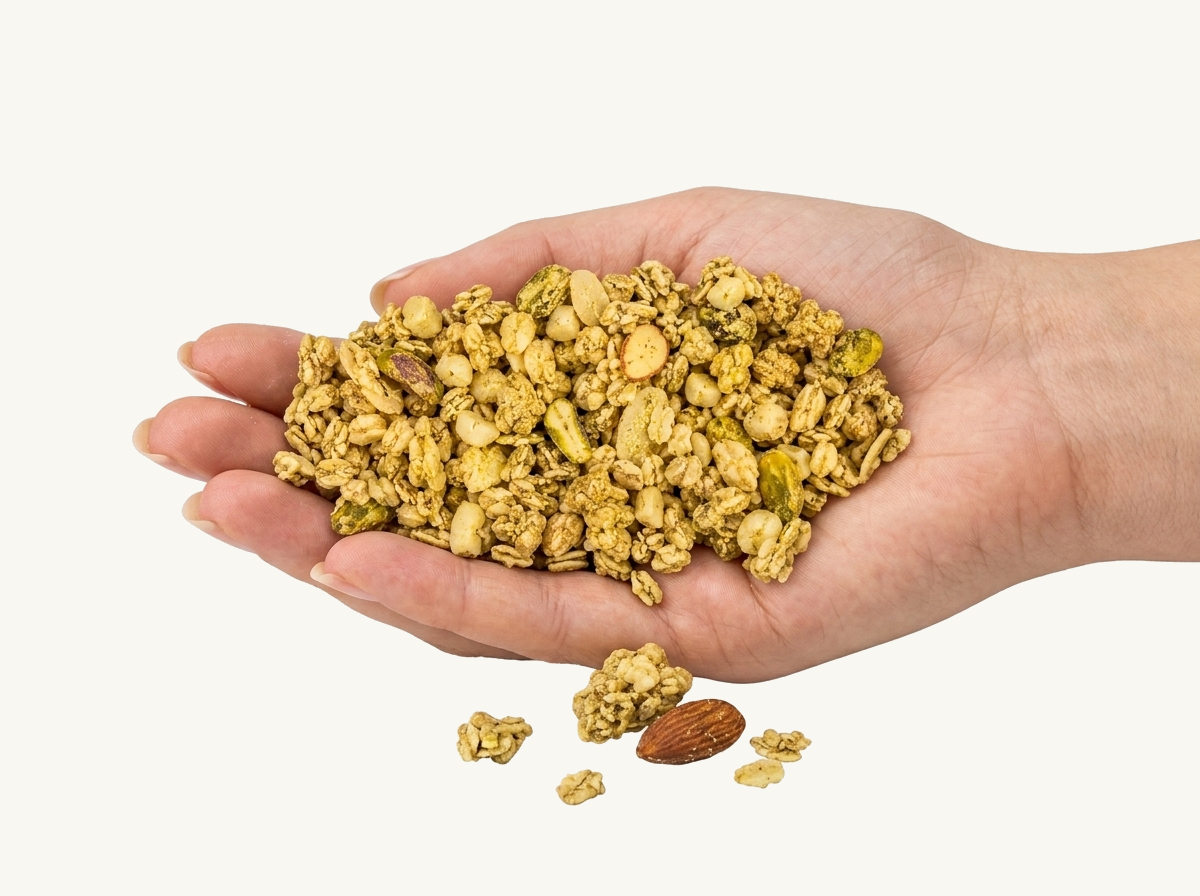 granola v dlani