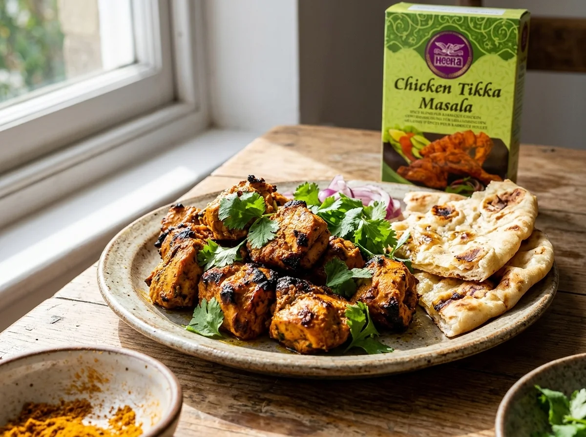 grilované kuře tikka