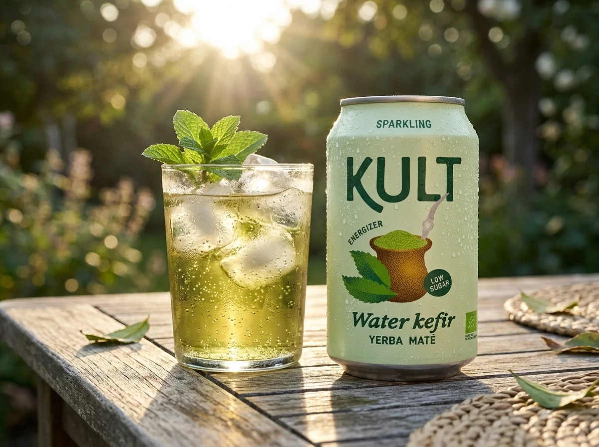 Sklenice vodního kefíru