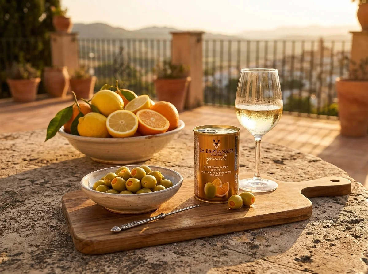tapas s olivami