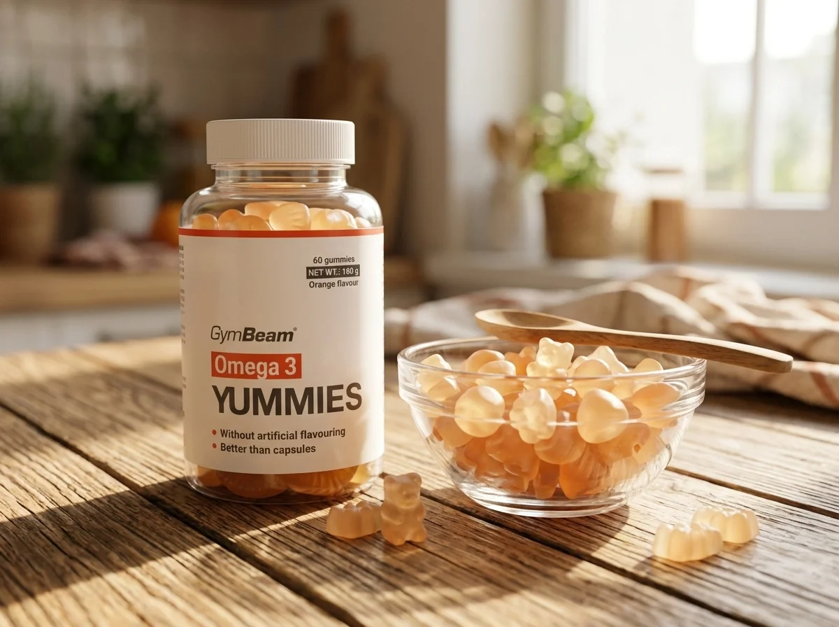 Pomerančové želé gummies