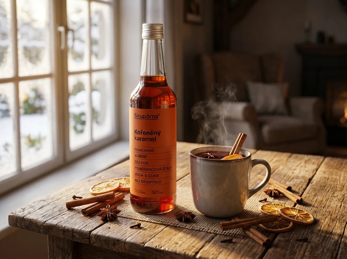 Sirup kořeněný karamel