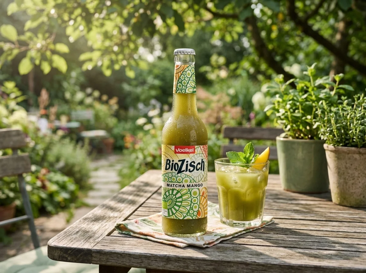 Matcha mango limonáda