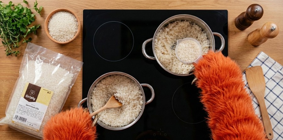 rýže jak vařit Grizly