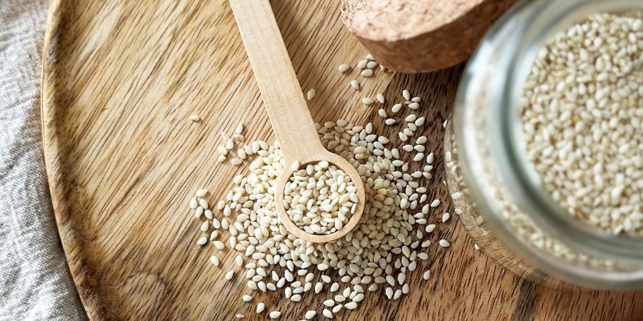 semínka - zdroj vlákniny - sezam loupaný Grizly