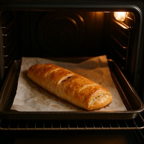 Jak dlouho se peče štrůdl - recept Grizly - štrůdl v troubě