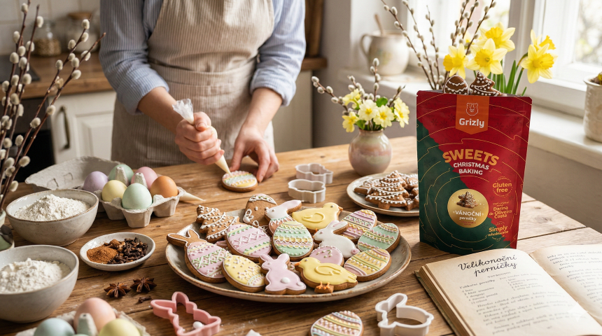 velikonoční perníčky Grizly