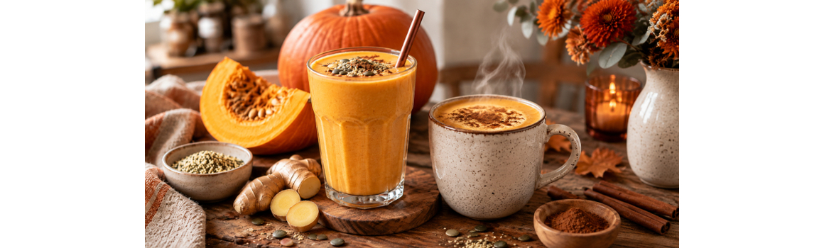 Dýňový nápoj se zázvorem: Recept na smoothie i teplou verzi