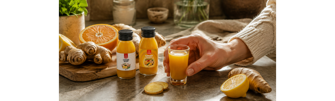 Ginger shot: Proč ho pije celý internet a jak si ho připravit doma