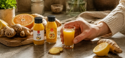 Ginger shot: Proč ho pije celý internet a jak si ho připravit doma