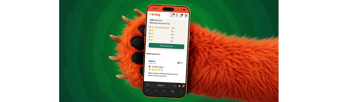 Hodnoťte produkty a získejte kredity na další nákup
