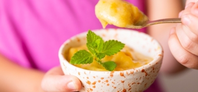 Mango zmrzlina, „nice cream“ bez výčitek