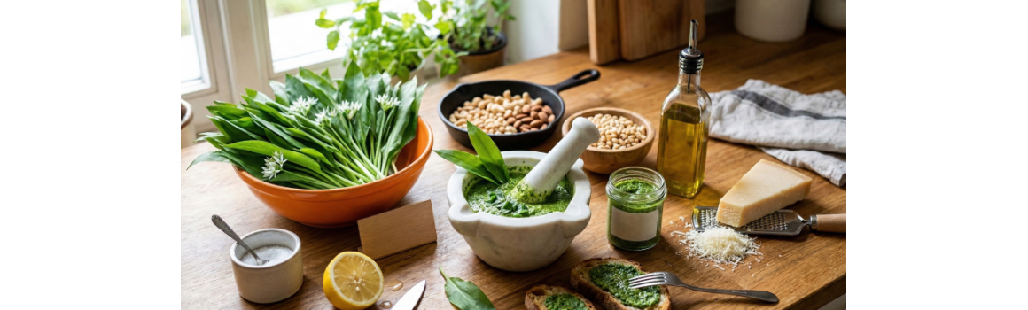 Pesto z medvědího česneku: Nejlepší domácí recept