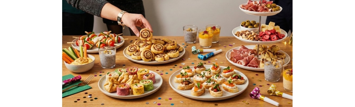 Nápady na silvestrovské pohoštění: Recepty na chutné snacky a jednohubky