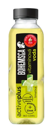 Active plus vitamínová voda limetka 12 x 390 ml