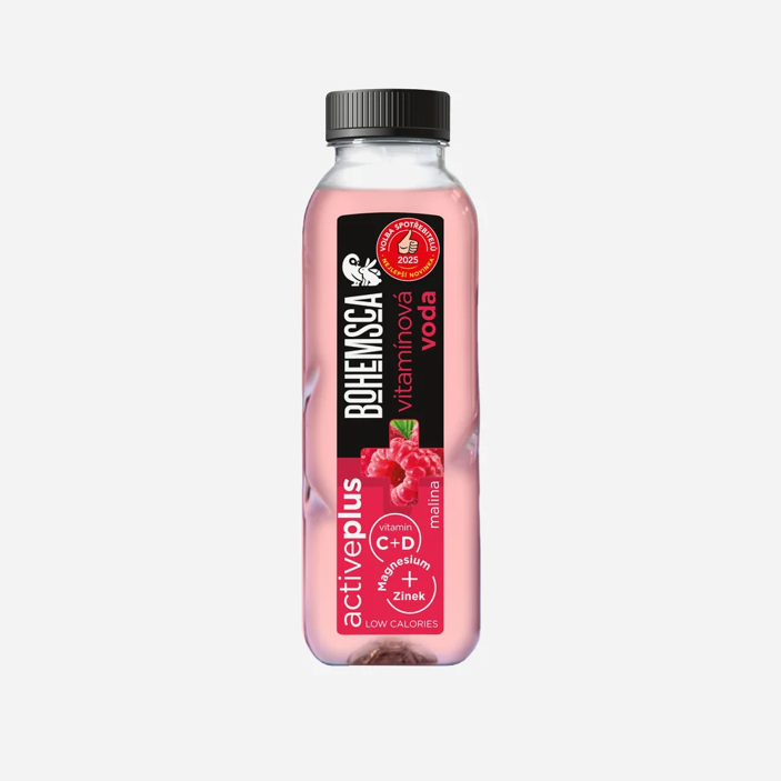 Active plus vitamínová voda malina