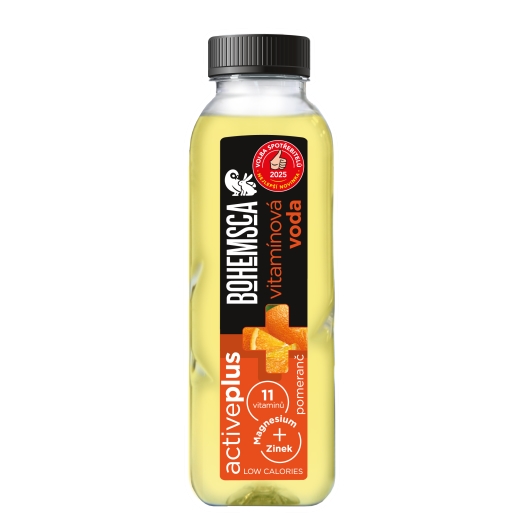Active plus vitamínová voda pomeranč