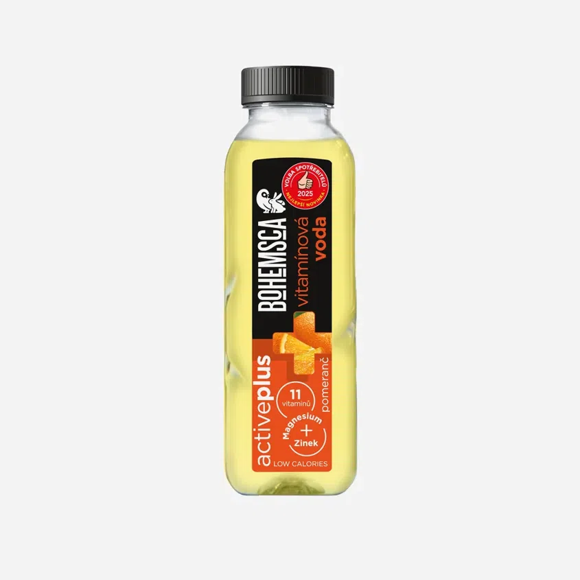 Active plus vitamínová voda pomeranč