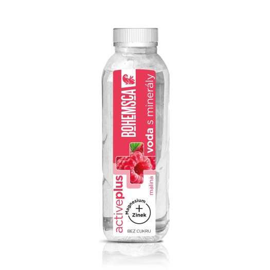 Active plus voda s minerály malina