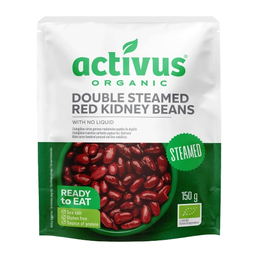 Activus  Bio Červené Fazole bez Nálevu Ready to Eat 150g