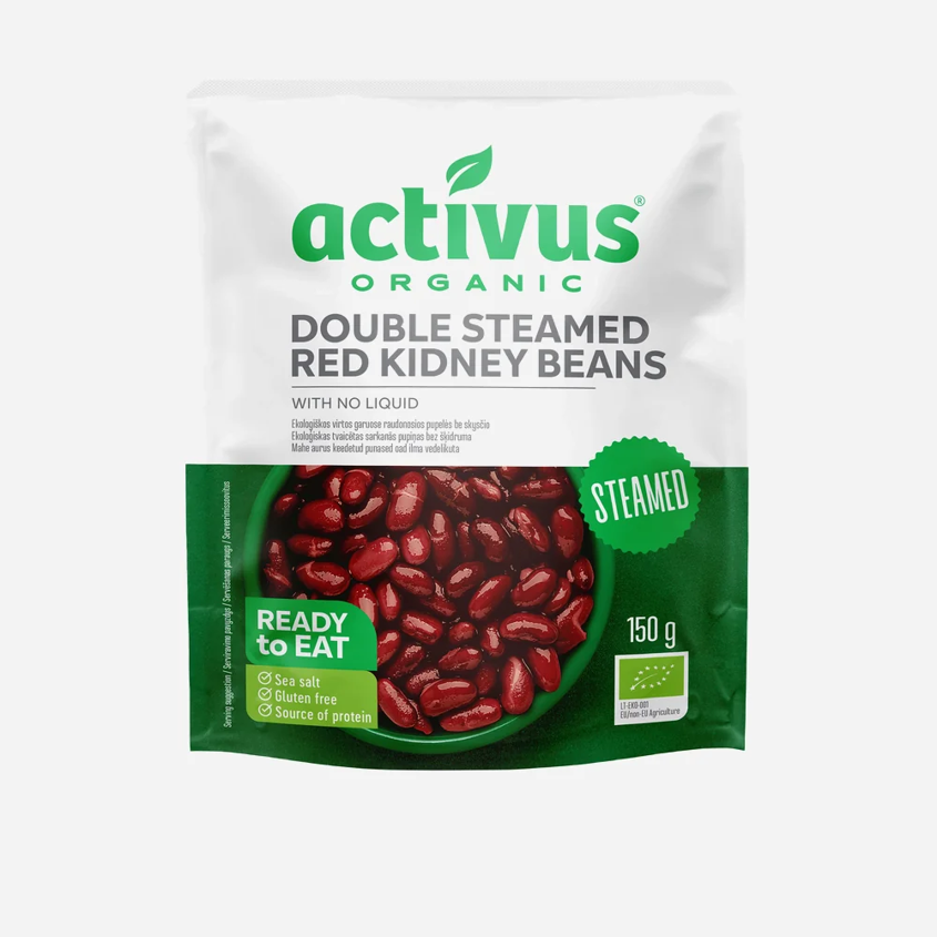 Activus  Bio Červené Fazole bez Nálevu Ready to Eat 150g