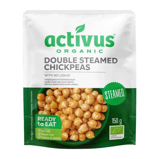 Activus Bio Cizrna bez Nálevu Ready to Eat 150g